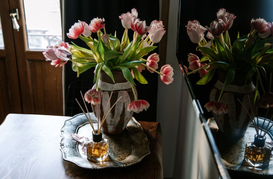 Mixture van citrus- en bloemenaroma's voor diffusers.